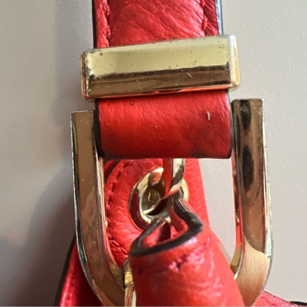 Michael Kors orange leather shoulder Bag - Picture 5 of 9